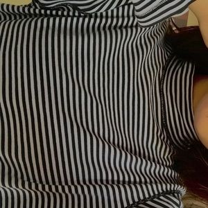 large long sleeve striped shirt